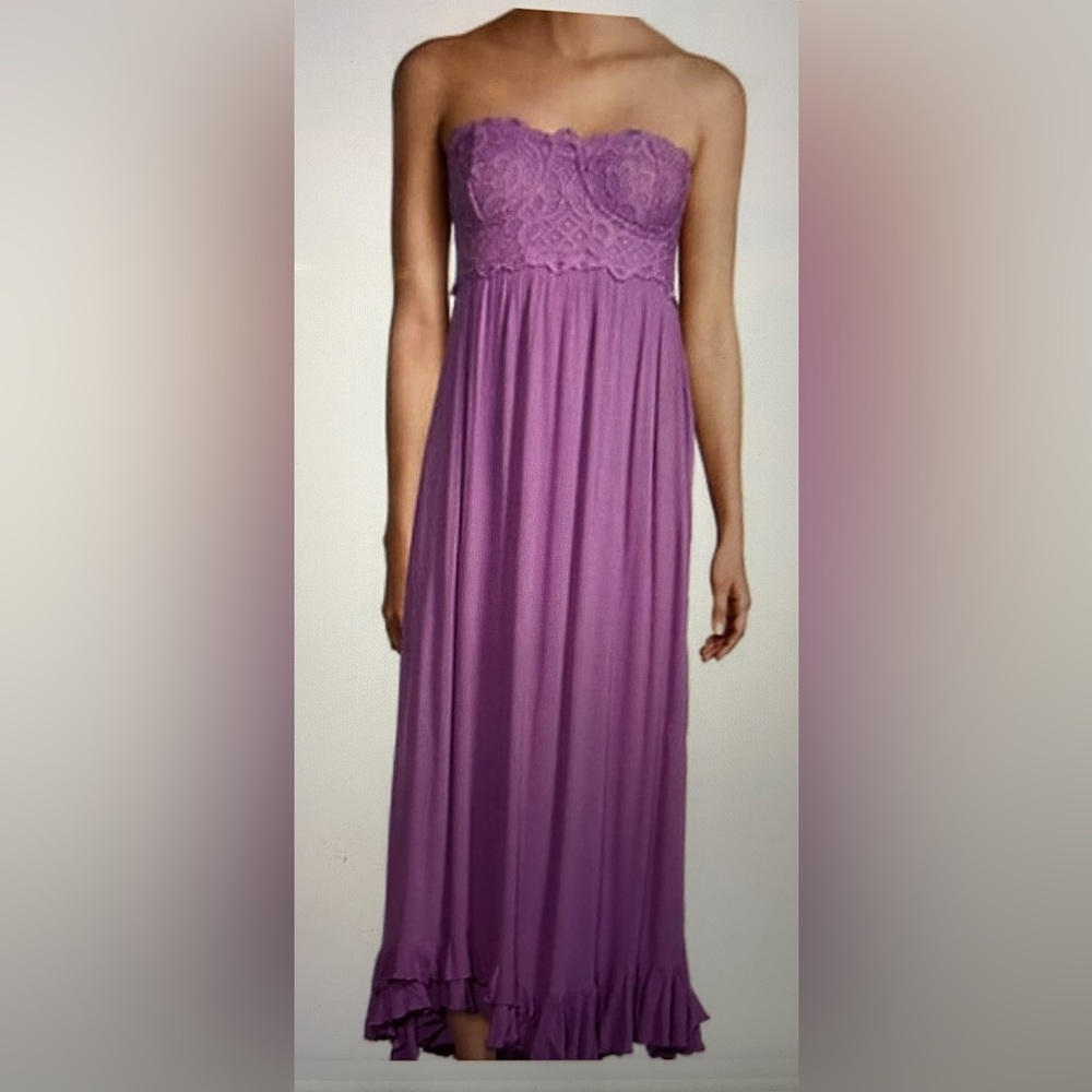 Free people adellia dress XS maxi corset top
